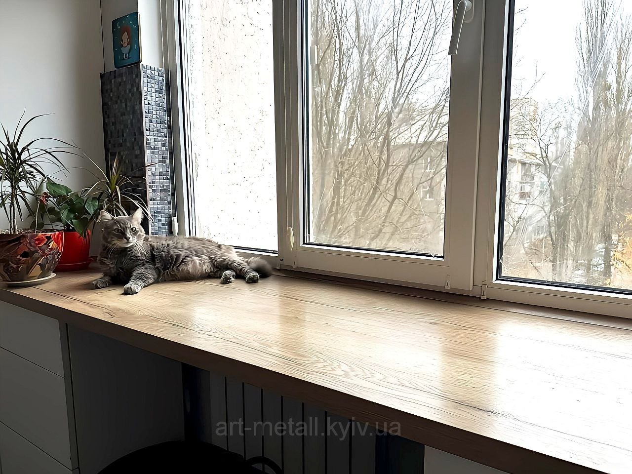 Виготовлення та встановлення дерев'яних підвіконь