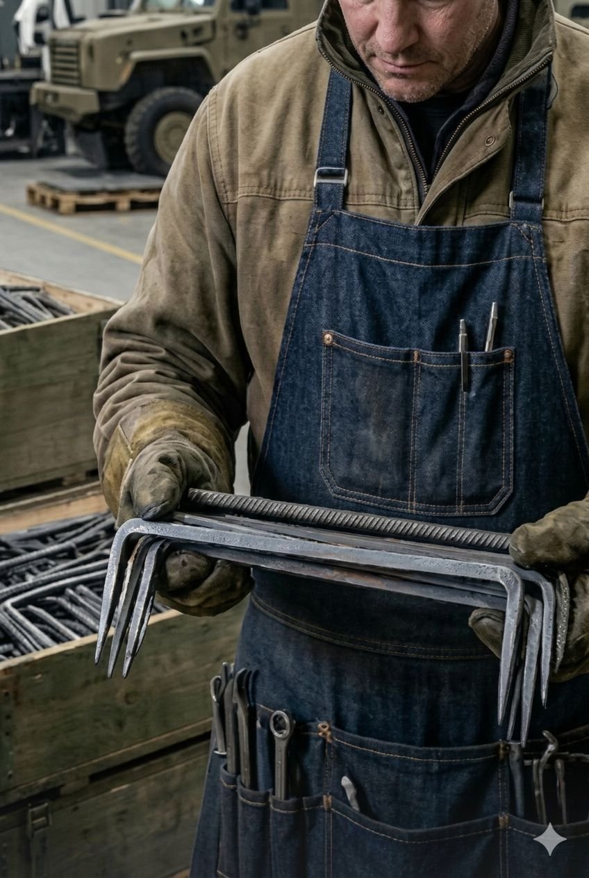 Виробництво кованих будівельних скоб високої якості