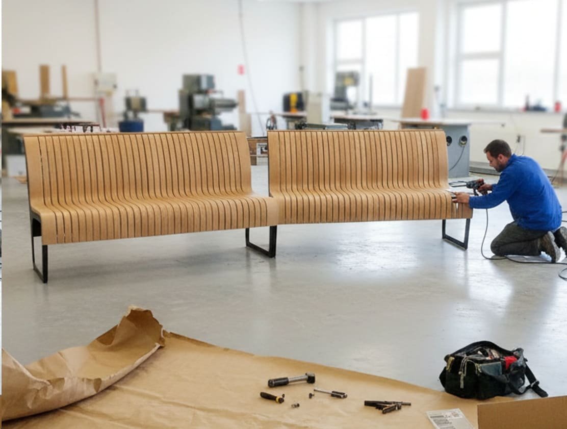 збирання лавки майстром