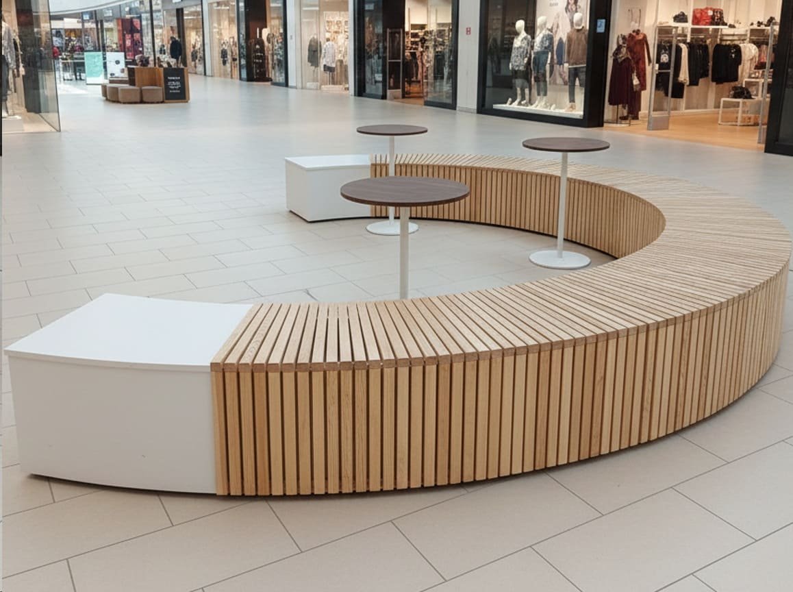 лавка для кафе без спинки